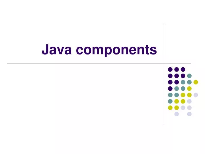 java components