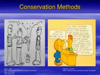 Conservation Methods