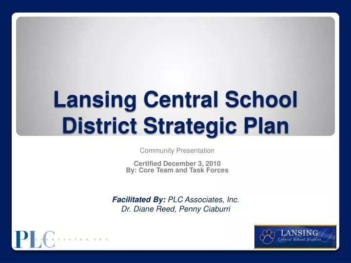 lansing central school district strategic plan