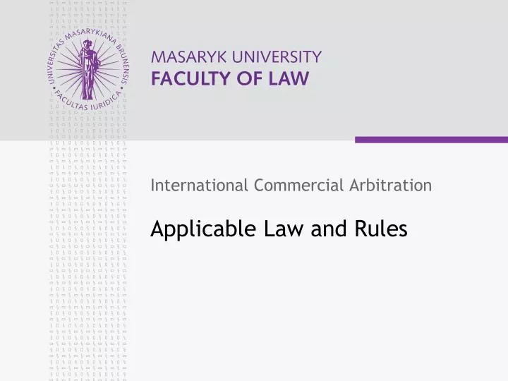international commercial arbitration