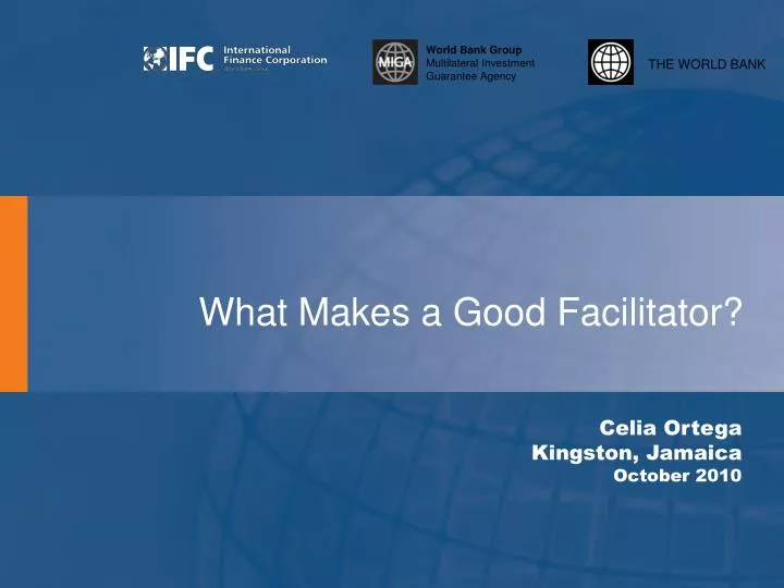 what makes a good facilitator