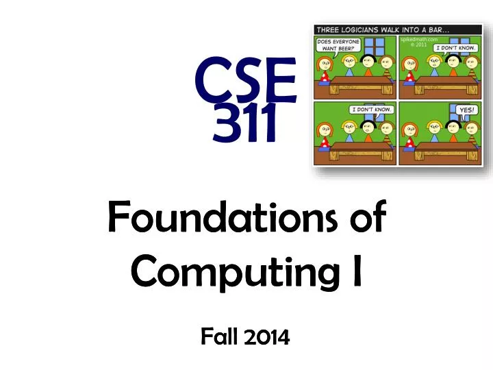 foundations of computing i