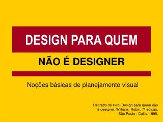 design para quem