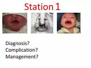 Diagnosis? Complication? Management?