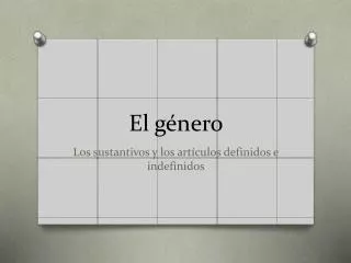 el g nero
