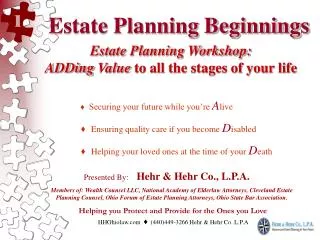 Estate Planning Beginnings