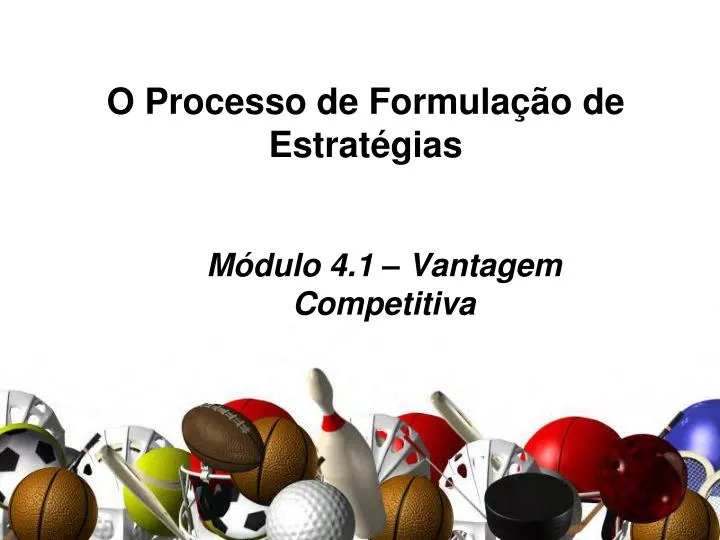 o processo de formula o de estrat gias