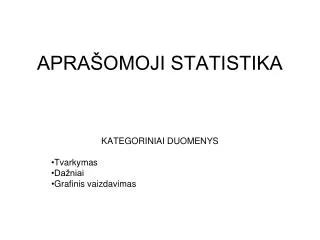 apra omoji statistika