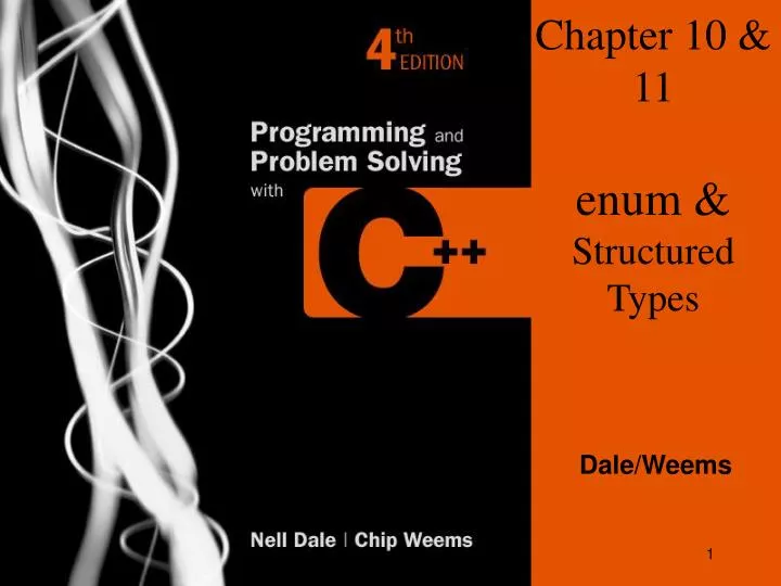 chapter 10 11 enum structured types