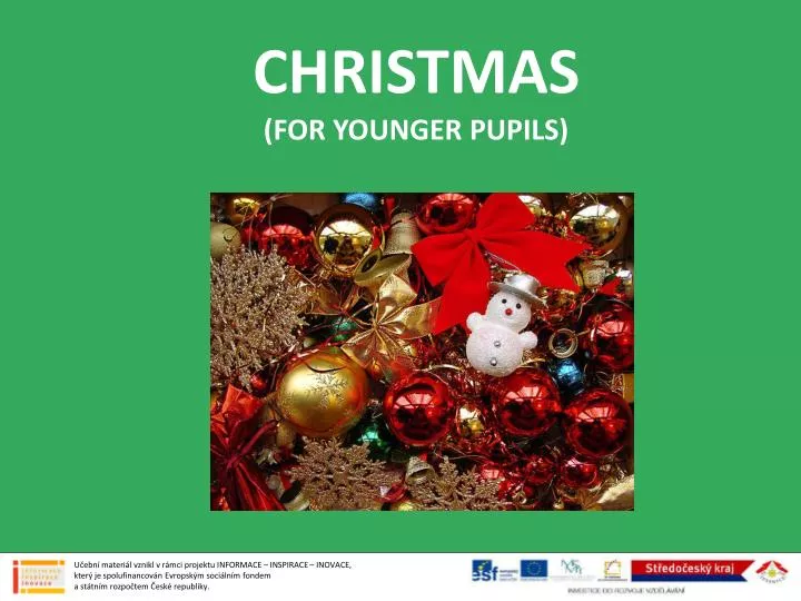 christmas for younger pupils