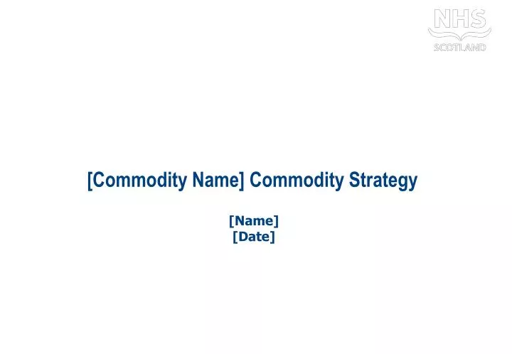 commodity name commodity strategy