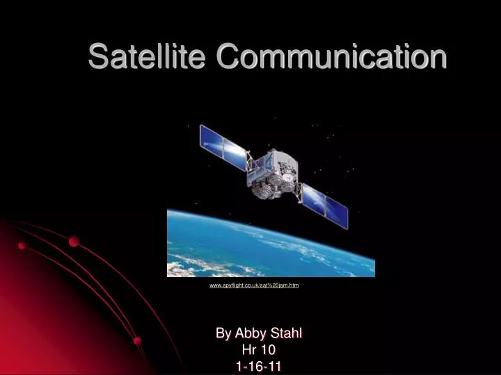 satellite communication