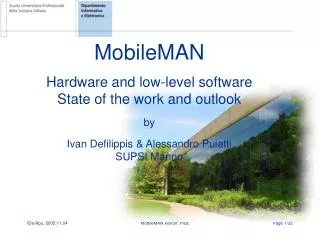 MobileMAN: hardware and low-level software