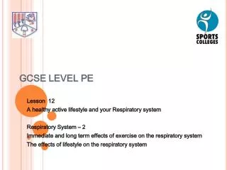 GCSE LEVEL PE