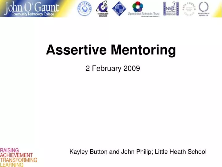 assertive mentoring 2 february 2009