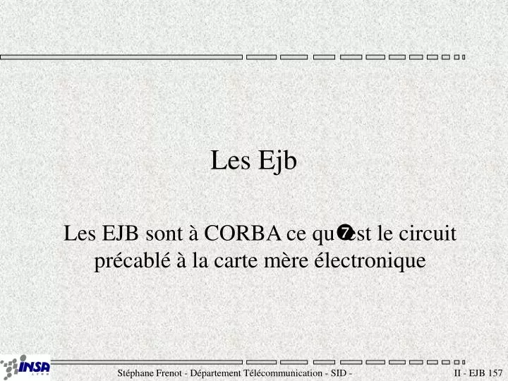 les ejb