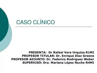 caso cl nico