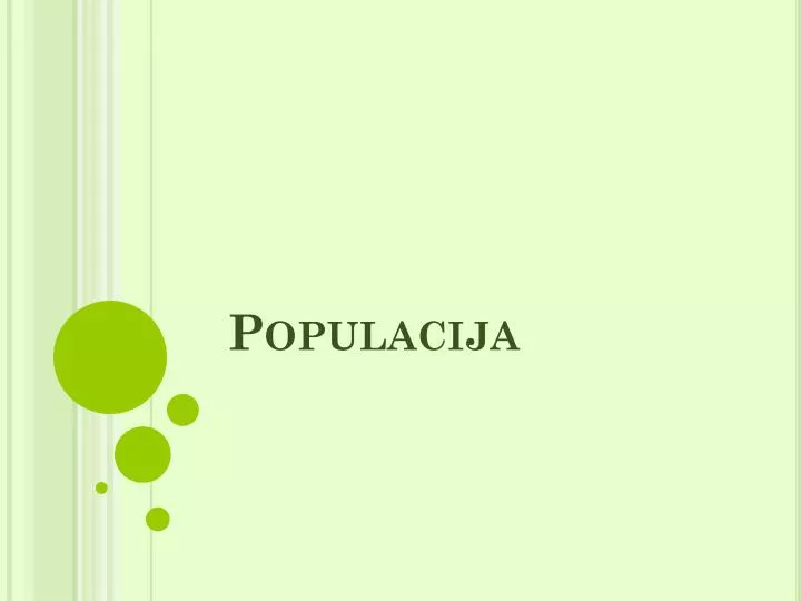 populacija