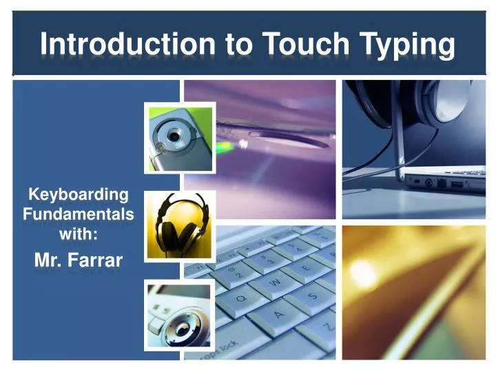 introduction to touch typing