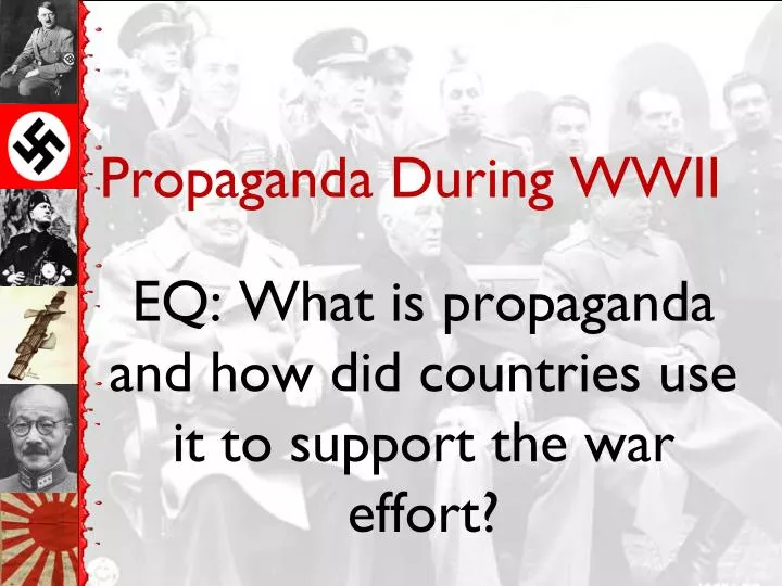 propaganda during wwii