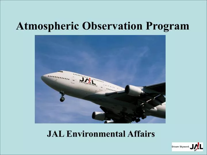 atmospheric observation program