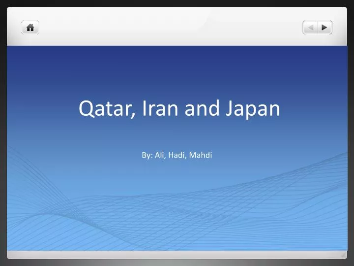 qatar iran and japan