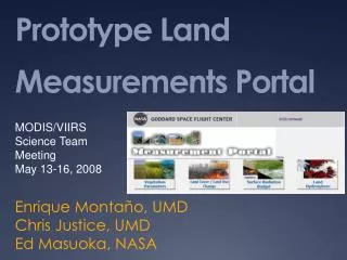 Prototype Land Measurements Portal