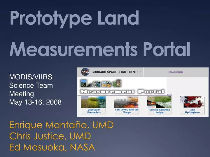 prototype land measurements portal
