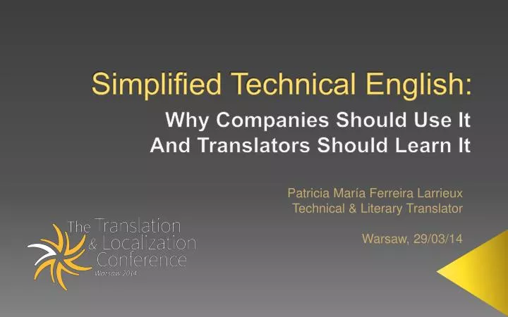 simplified technical english