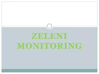 zeleni monitoring