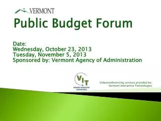 Public Budget Forum
