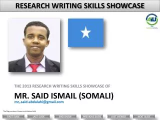 Mr. said ismail (Somali)