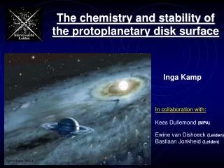 The chemistry and stability of the protoplanetary disk surface
