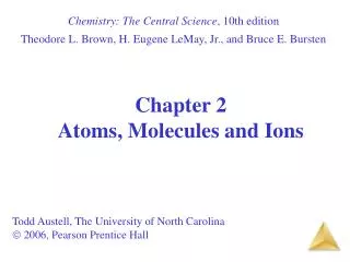 Chapter 2 Atoms, Molecules and Ions