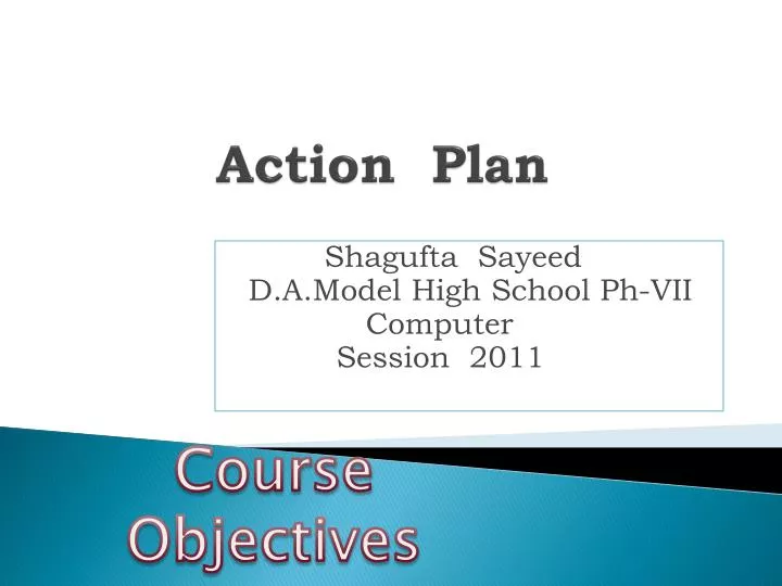 action plan