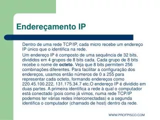 endere amento ip