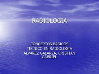 radiologia