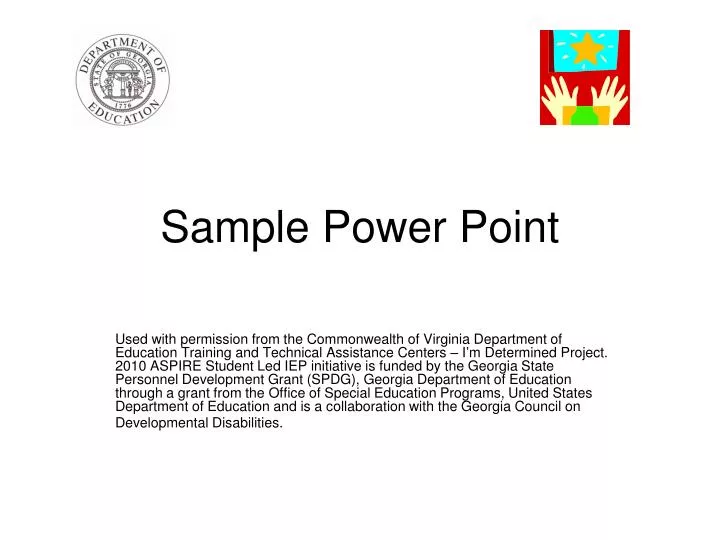 sample power point