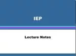 Understanding Individualized Education Programs (IEP) for Students with Disabilities - slide 1
