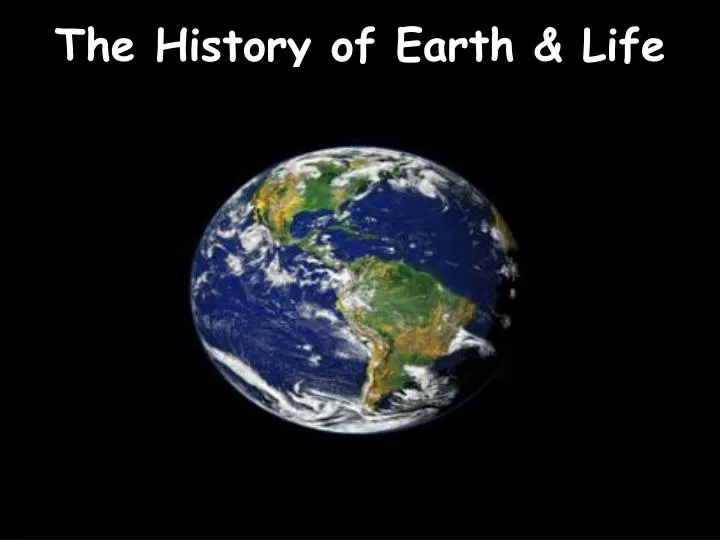 the history of earth life