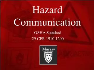 hazard communication