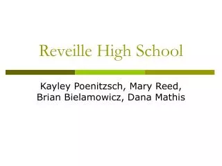 Reveille High School