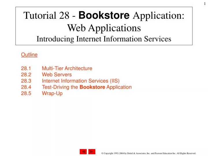 tutorial 28 bookstore application web applications introducing internet information services