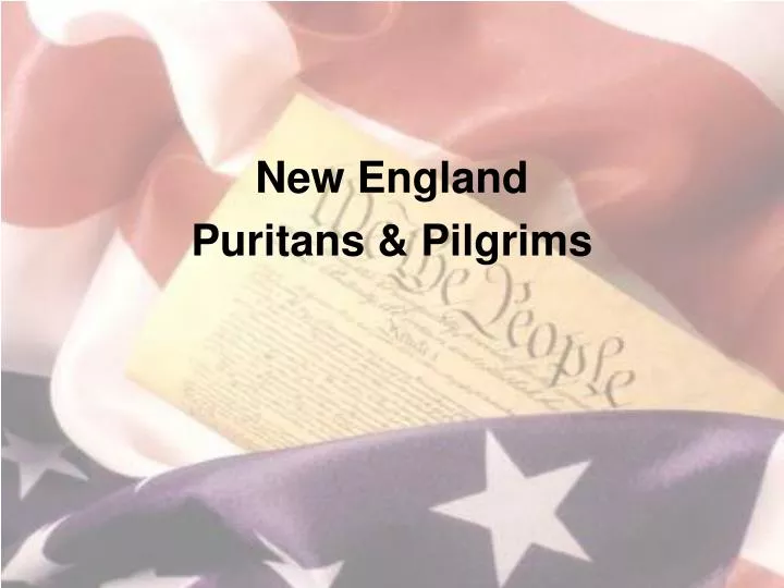new england puritans pilgrims