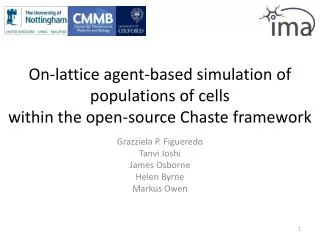 On-lattice agent-based simulation of populations of cells within the open-source Chaste framework
