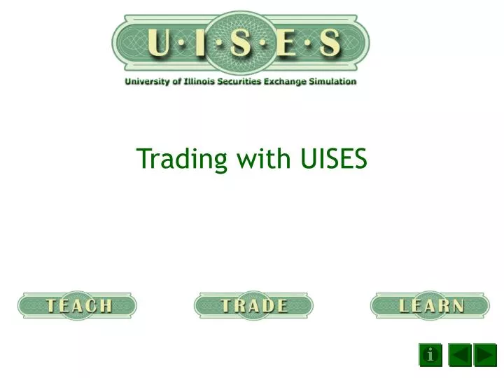 trading with uises