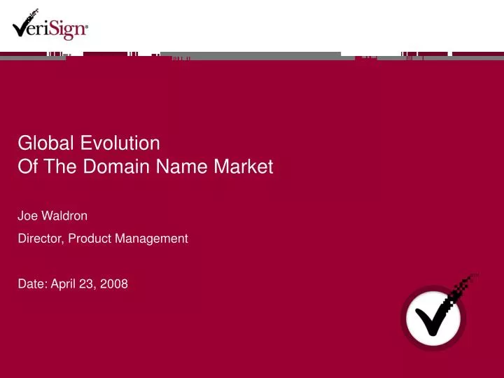 global evolution of the domain name market