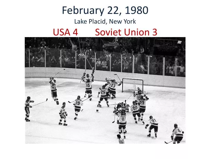 february 22 1980 lake placid new york usa 4 soviet union 3