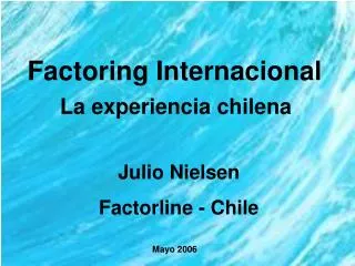 factoring internacional