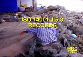 ISO 14001 4.5.3 RECORDS